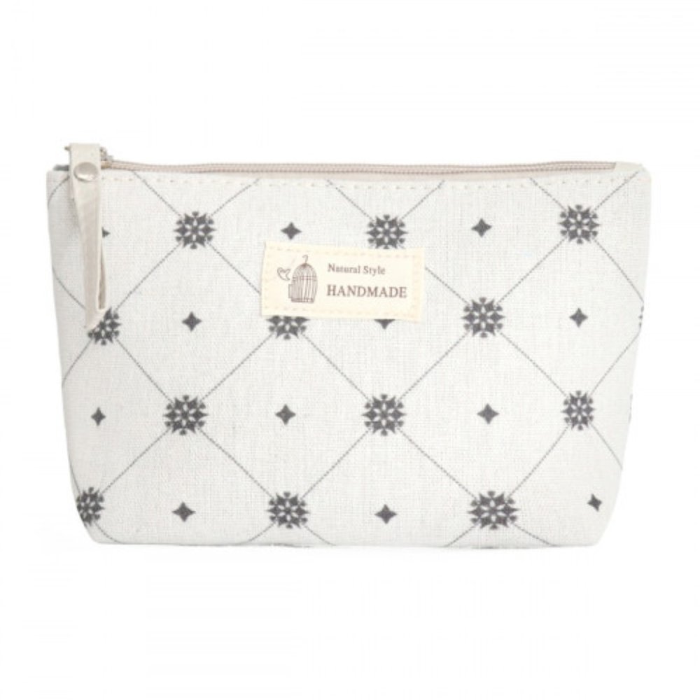 NWT Diamond Patterned Cosmetic Pouch